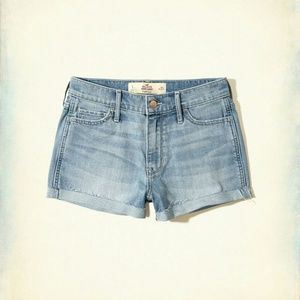 Hollister Low Rise Denim Shorts